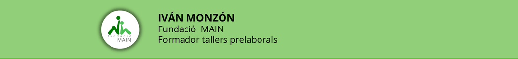Formador taller prelaboral